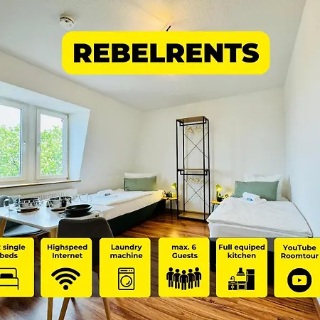 Apartment #3 Rebelrents - 6p Apartment, Modern, Stylisch Und Zentral! Zeitz